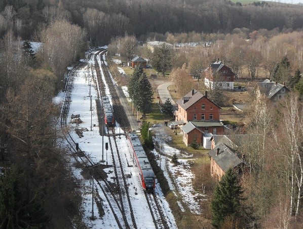 118 Neubau ESTW-A Hetzdorf (Flöhatal) Erneuerung BÜ 52,0 und Bahnsteige im Bf Hetzdorf (Flöhatal) Strecke 6619 Marienberg – Flöha