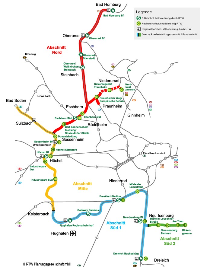 RM 8 Frankfurt/Main – Regionaltangente West (RTW)